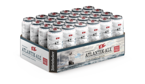 Ein Atlantik-Ale Alkoholfrei Dose Tray mit 24 Dosen 0,5l.